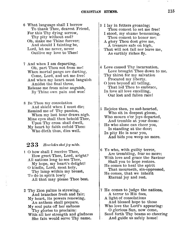 Christian Hymns: for church, school and home, with music page 113