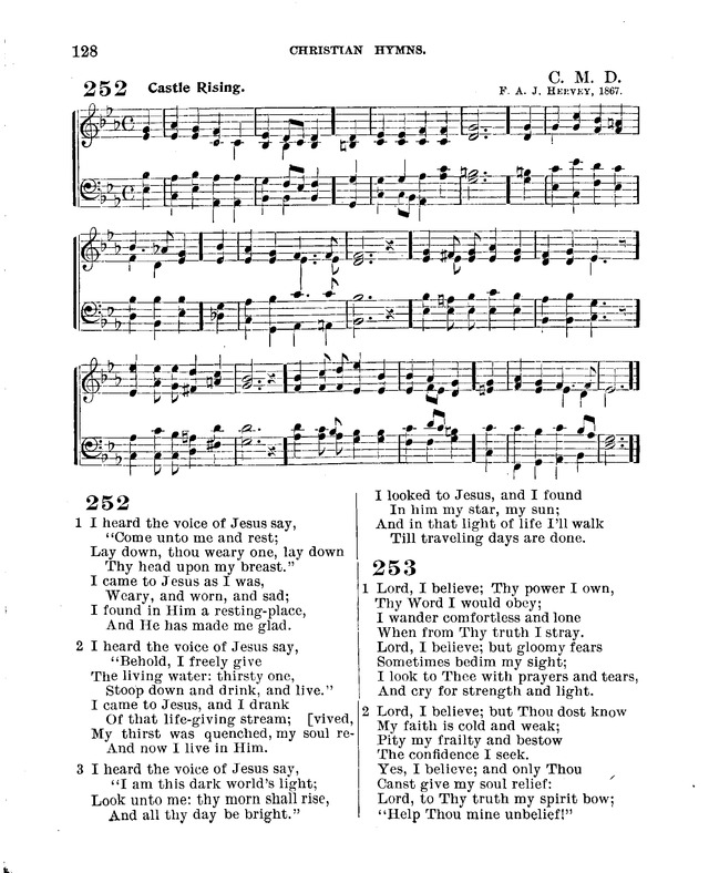 Christian Hymns: for church, school and home, with music page 126