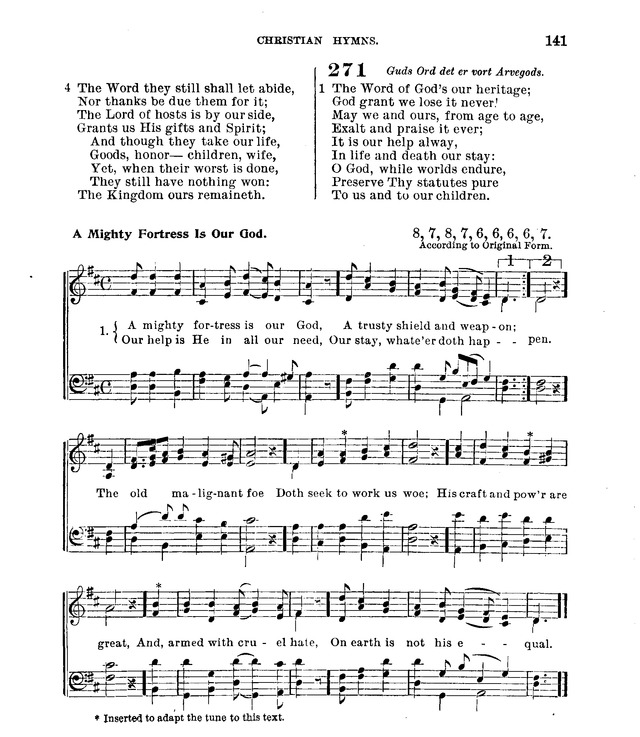 Christian Hymns: for church, school and home, with music page 139