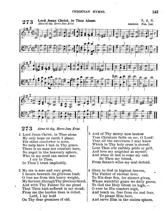 Christian Hymns: for church, school and home, with music page 141