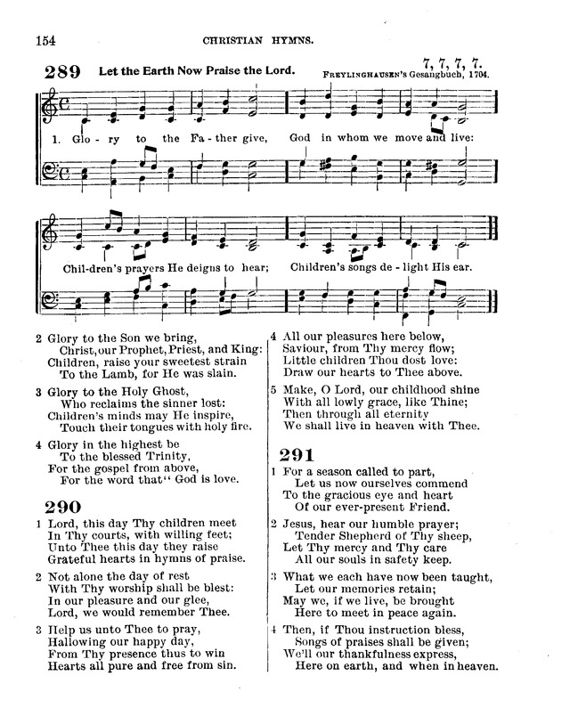 Christian Hymns: for church, school and home, with music page 152