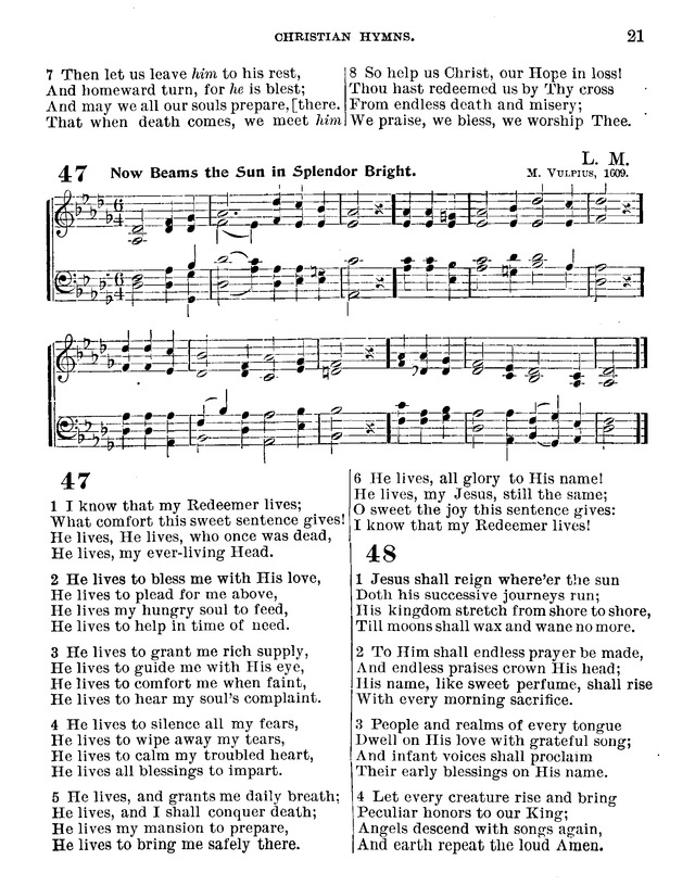 Christian Hymns: for church, school and home, with music page 19