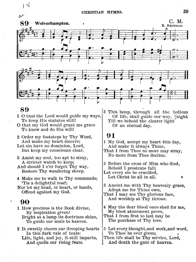 Christian Hymns: for church, school and home, with music page 37