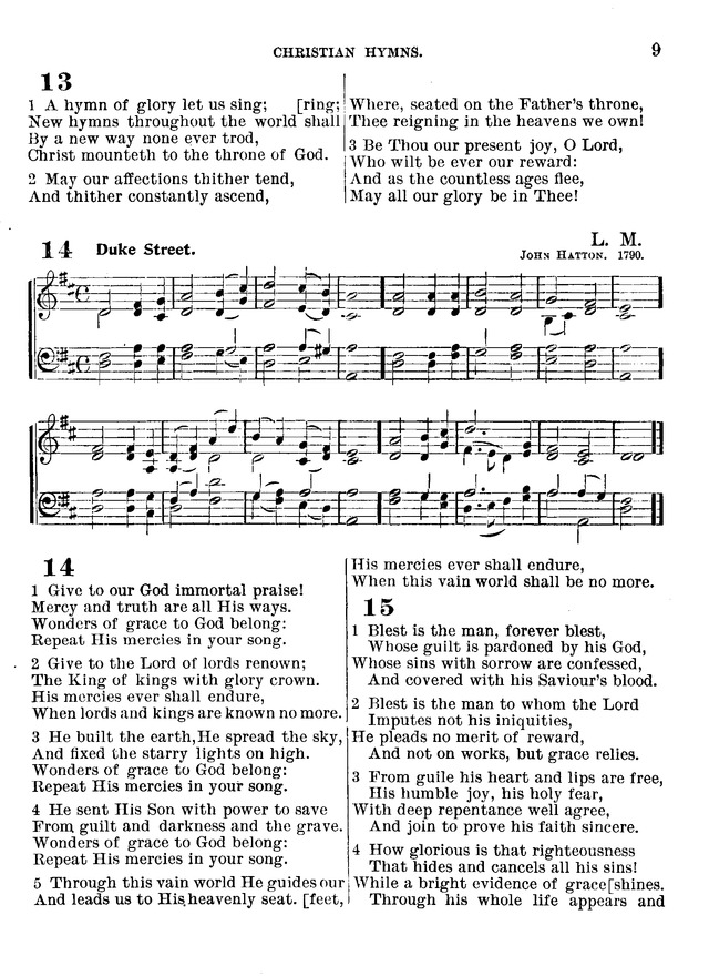 Christian Hymns: for church, school and home, with music page 7