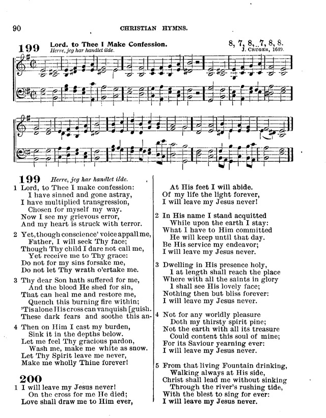 Christian Hymns: for church, school and home, with music page 88