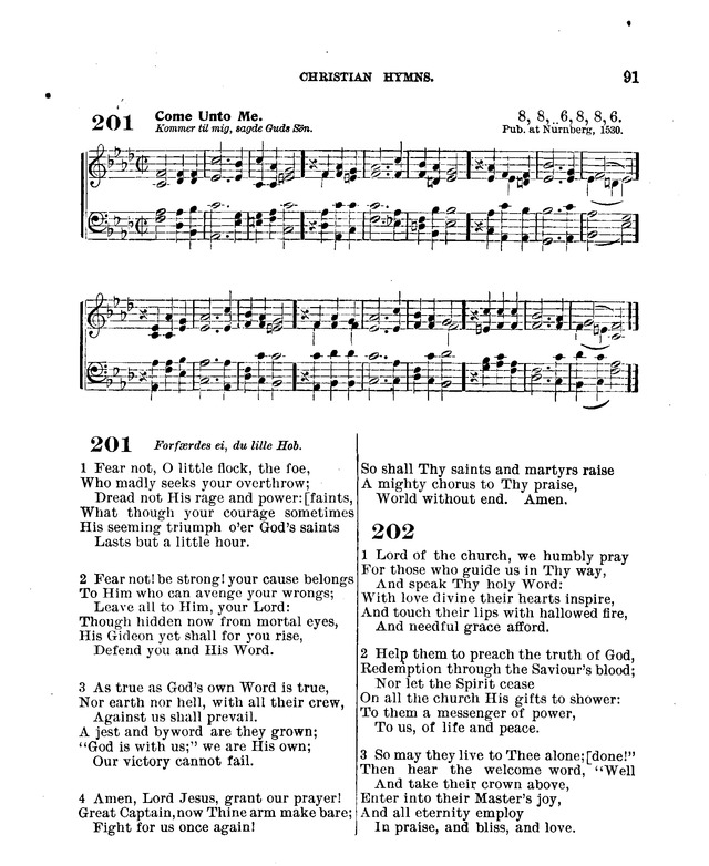 Christian Hymns: for church, school and home, with music page 89