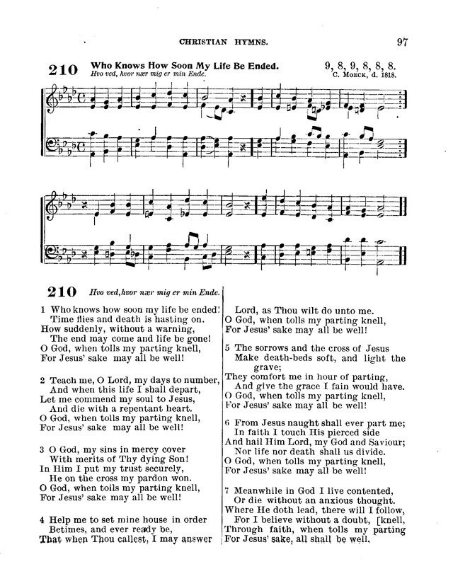 Christian Hymns: for church, school and home, with music page 95