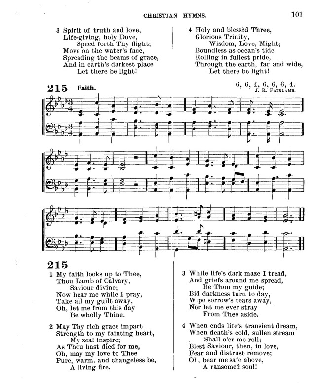 Christian Hymns: for church, school and home, with music page 99
