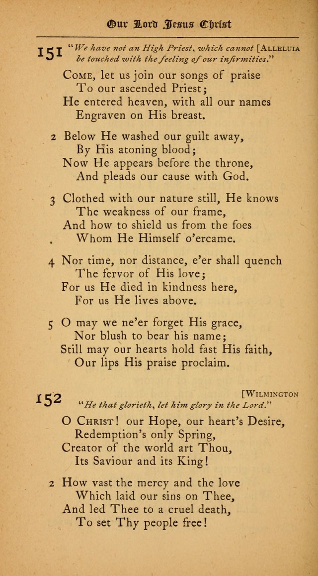 The College Hymnal: for divine service at Yale College in the Battell Chapel page 110