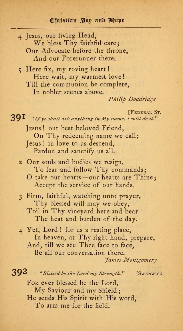 The College Hymnal: for divine service at Yale College in the Battell Chapel page 281