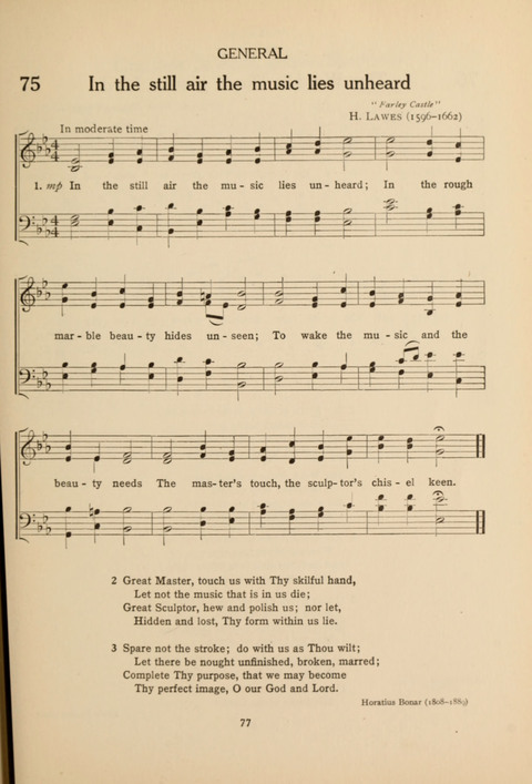 The Concord Hymnal: for Day School, Sunday School and Home page 77