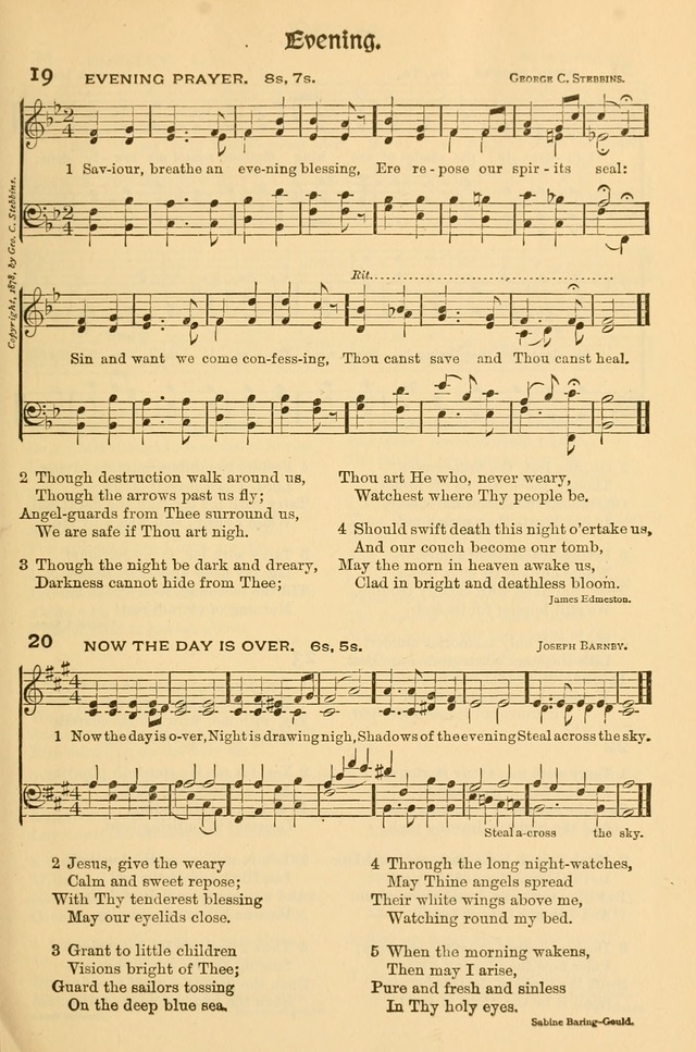 Church Hymns and Gospel Songs: for use in church services, prayer meetings, and other religious gatherings  page 9