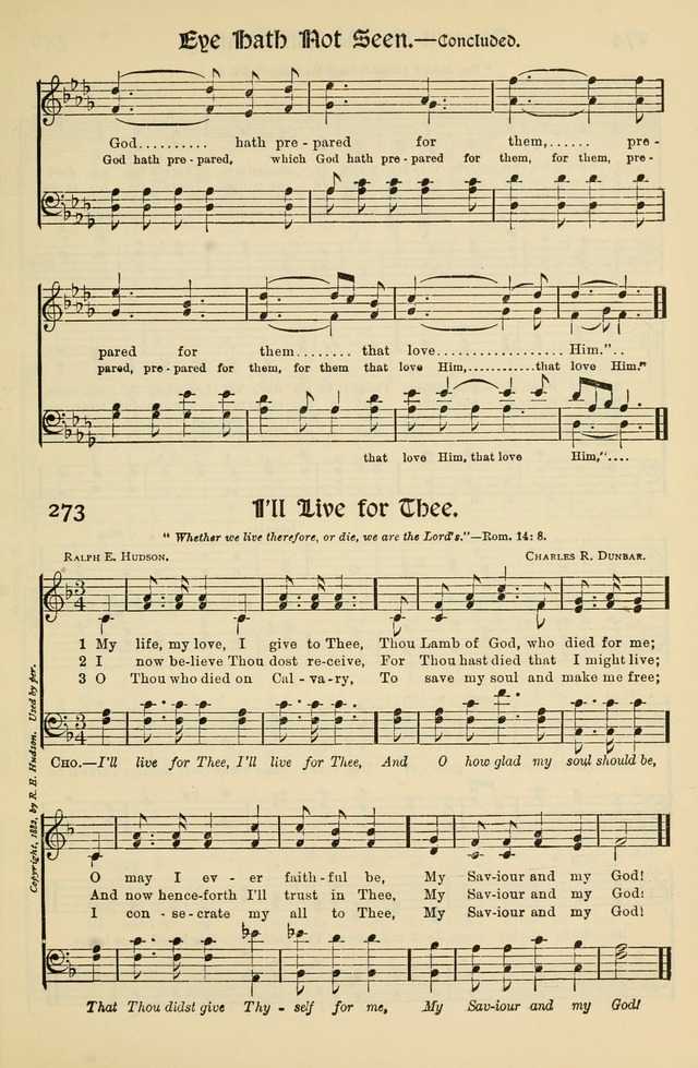 Church Hymns and Gospel Songs: for use in church services, prayer meetings, and other religious services page 109