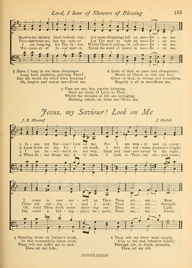 The Church and Home Hymnal: containing hymns and tunes for church service, for prayer meetings, for Sunday schools, for praise service, for home circles, for young people, children and special occasio page 168