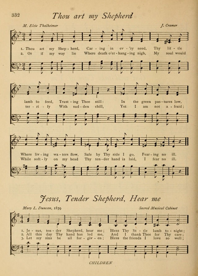The Church and Home Hymnal: containing hymns and tunes for church service, for prayer meetings, for Sunday schools, for praise service, for home circles, for young people, children and special occasio page 345