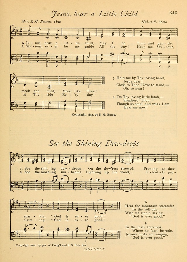 The Church and Home Hymnal: containing hymns and tunes for church service, for prayer meetings, for Sunday schools, for praise service, for home circles, for young people, children and special occasio page 356