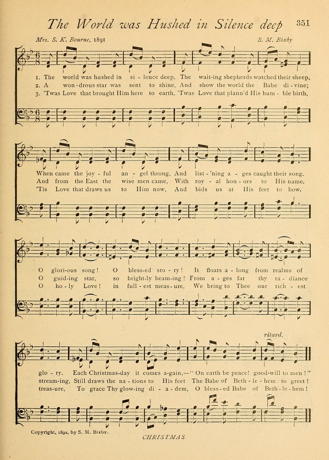 The Church and Home Hymnal: containing hymns and tunes for church service, for prayer meetings, for Sunday schools, for praise service, for home circles, for young people, children and special occasio page 364