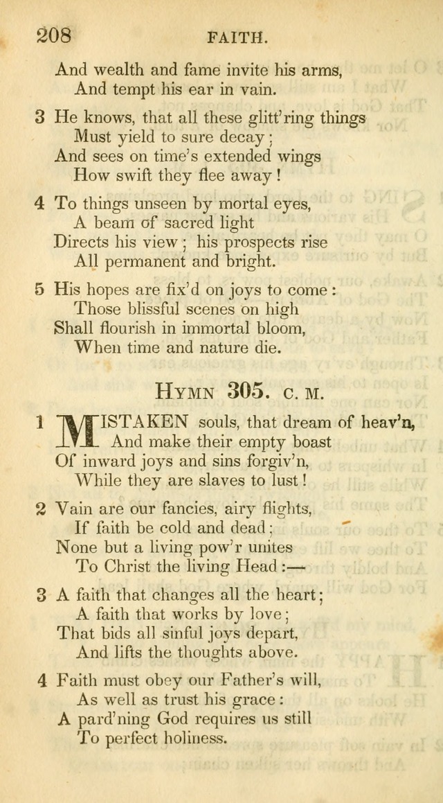 A Collection of Hymns and a Liturgy: for the use of Evangelical Lutheran Churches, to which are added prayers for families and individuals (New and Enl. Stereotype Ed.) page 208