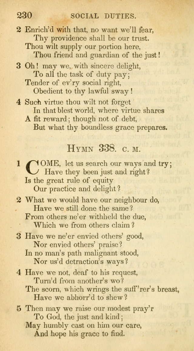 A Collection of Hymns and a Liturgy: for the use of Evangelical Lutheran Churches, to which are added prayers for families and individuals (New and Enl. Stereotype Ed.) page 230