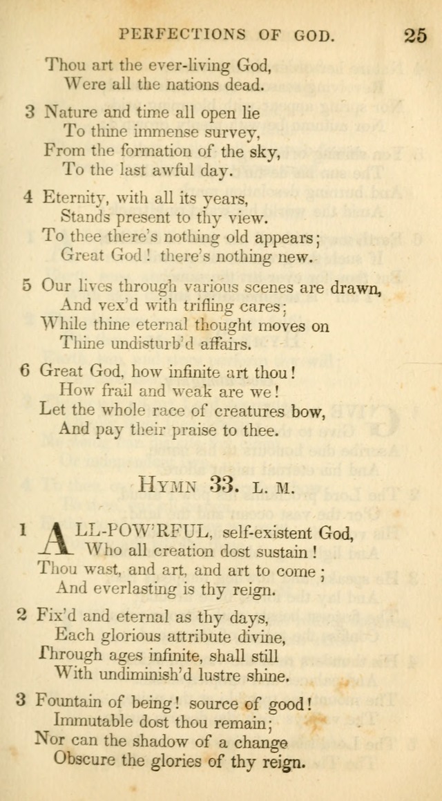 A Collection of Hymns and a Liturgy: for the use of Evangelical Lutheran Churches, to which are added prayers for families and individuals (New and Enl. Stereotype Ed.) page 25