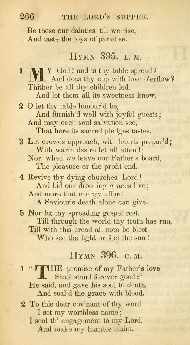 A Collection of Hymns and a Liturgy: for the use of Evangelical Lutheran Churches, to which are added prayers for families and individuals (New and Enl. Stereotype Ed.) page 266