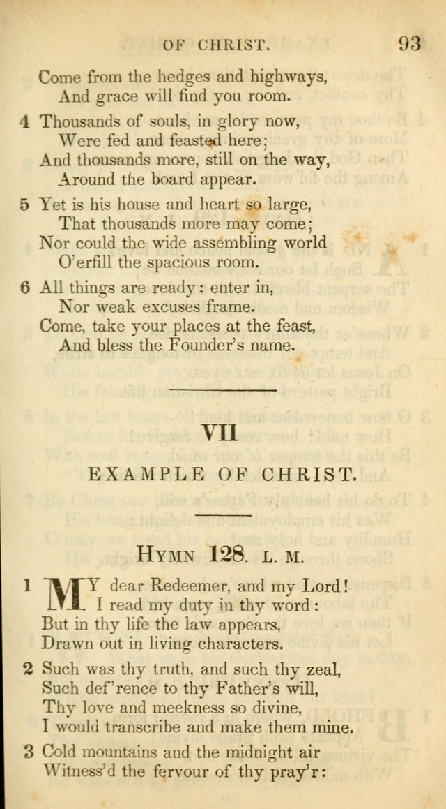 A Collection of Hymns and a Liturgy: for the use of Evangelical Lutheran Churches, to which are added prayers for families and individuals (New and Enl. Stereotype Ed.) page 93