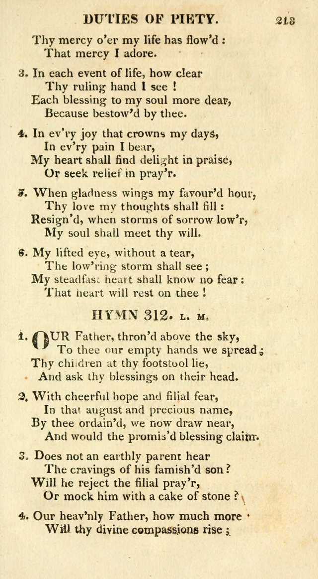 A Collection of Hymns and a Liturgy for the Use of Evangelical Lutheran Churches: to which are added prayers for families and individuals page 213