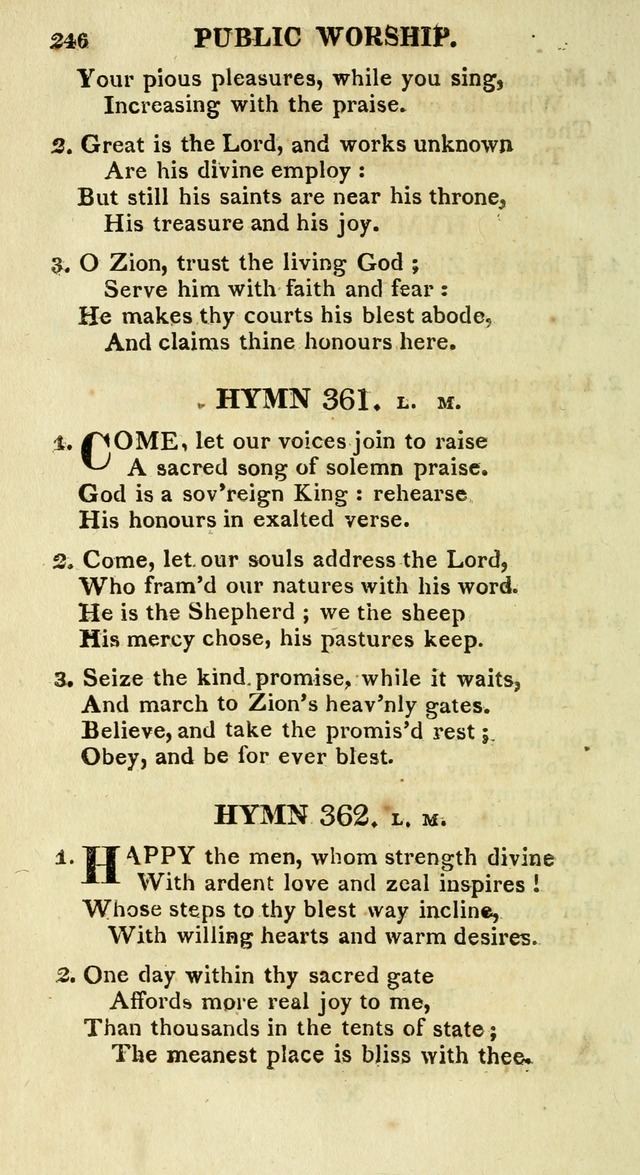 A Collection of Hymns and a Liturgy for the Use of Evangelical Lutheran Churches: to which are added prayers for families and individuals page 246