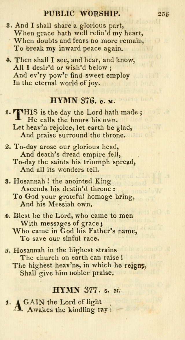 A Collection of Hymns and a Liturgy for the Use of Evangelical Lutheran Churches: to which are added prayers for families and individuals page 255