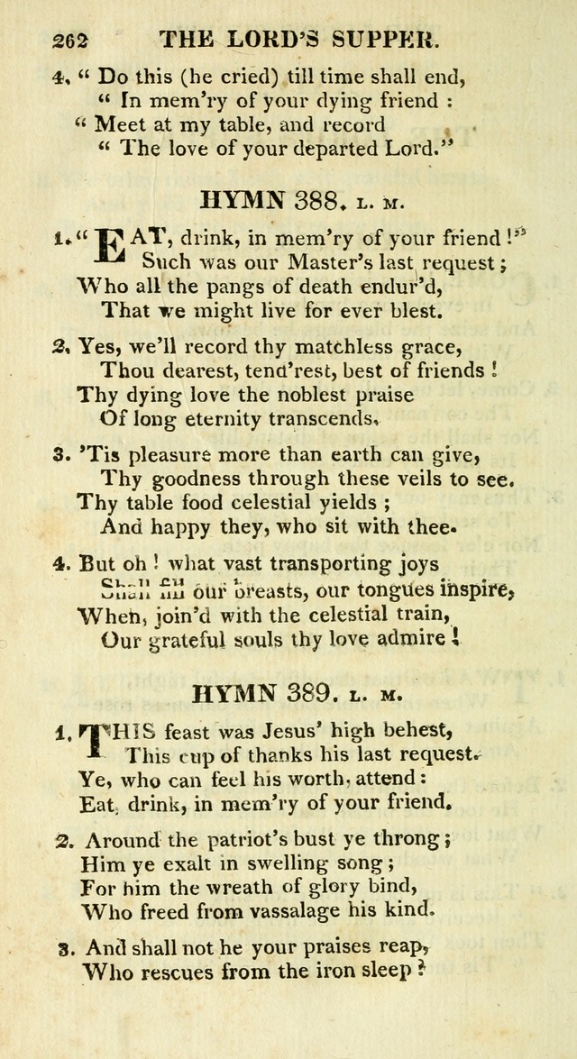 A Collection of Hymns and a Liturgy for the Use of Evangelical Lutheran Churches: to which are added prayers for families and individuals page 262