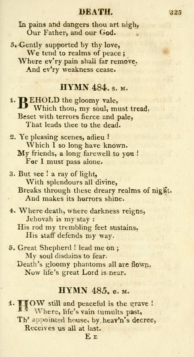 A Collection of Hymns and a Liturgy for the Use of Evangelical Lutheran Churches: to which are added prayers for families and individuals page 325