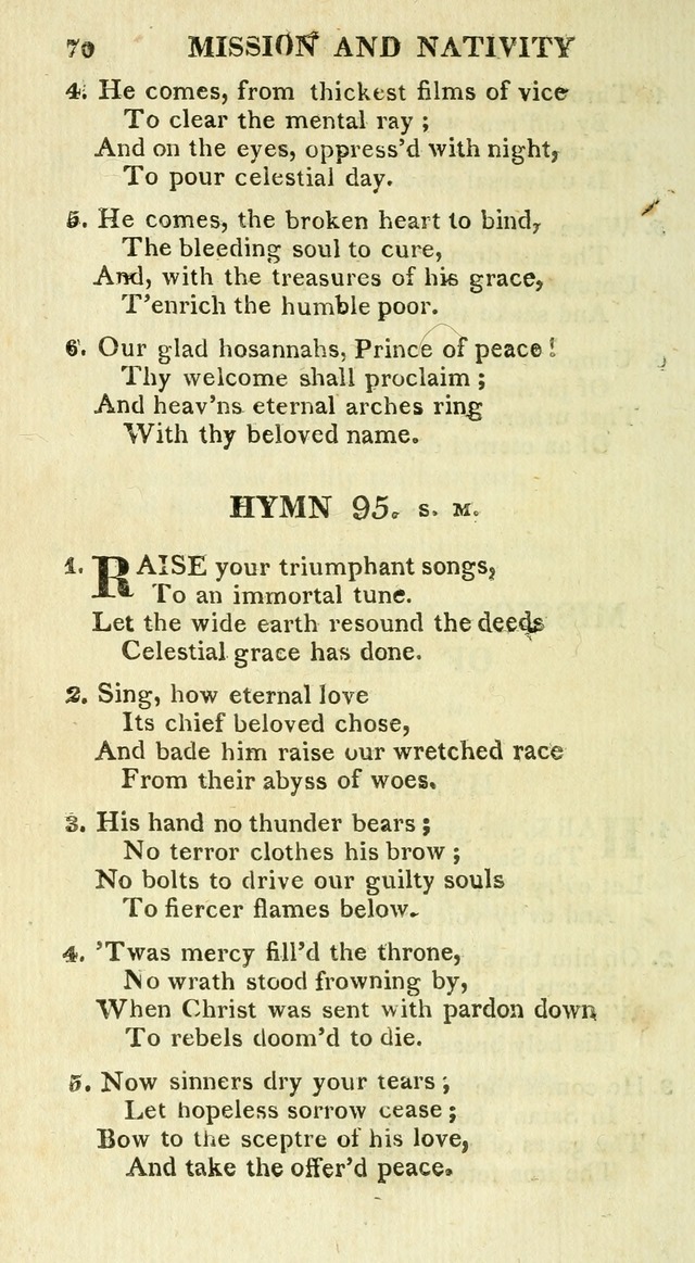 A Collection of Hymns and a Liturgy for the Use of Evangelical Lutheran Churches: to which are added prayers for families and individuals page 70