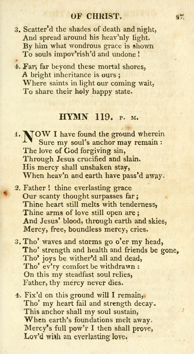 A Collection of Hymns and a Liturgy for the Use of Evangelical Lutheran Churches: to which are added prayers for families and individuals page 87