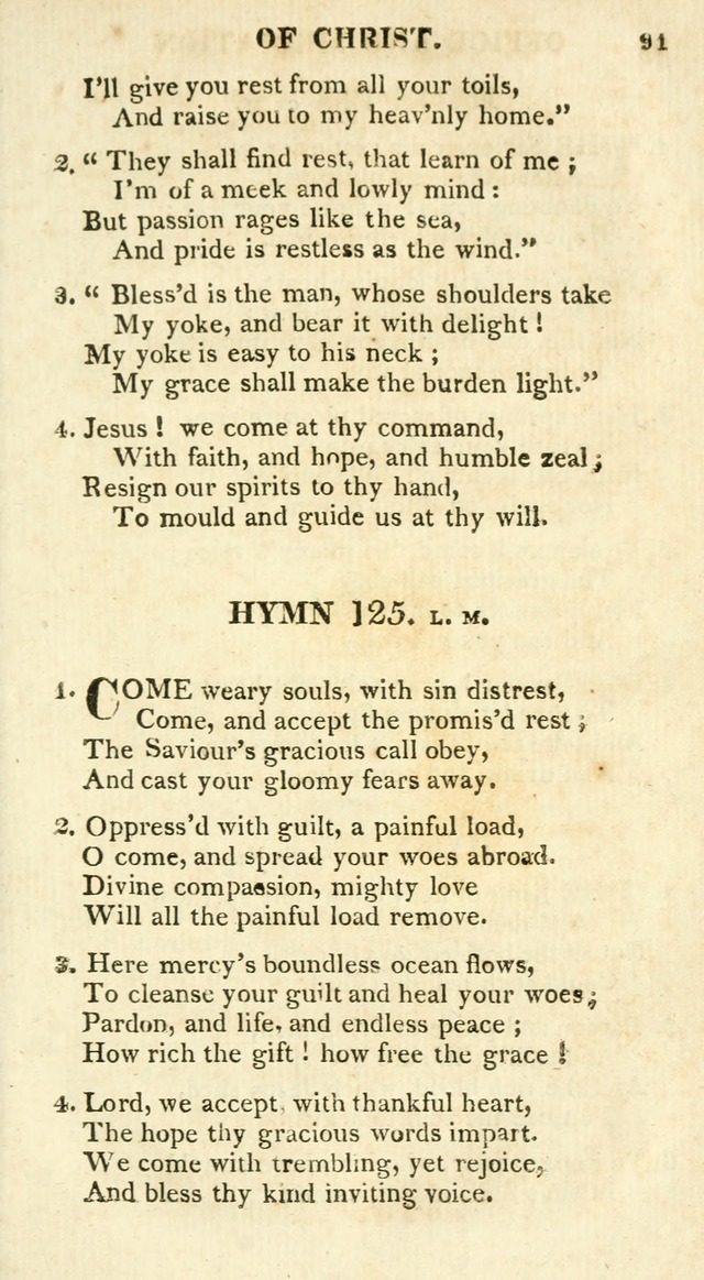A Collection of Hymns and a Liturgy for the Use of Evangelical Lutheran Churches: to which are added prayers for families and individuals page 91