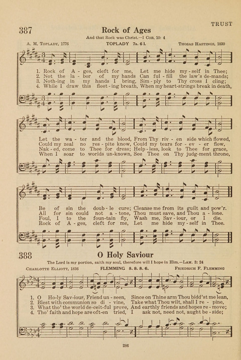 Church Hymnal, Mennonite: a collection of hymns and sacred songs suitable for use in public worship, worship in the home, and all general occasions (1st ed. ) [with Deutscher Anhang] page 286