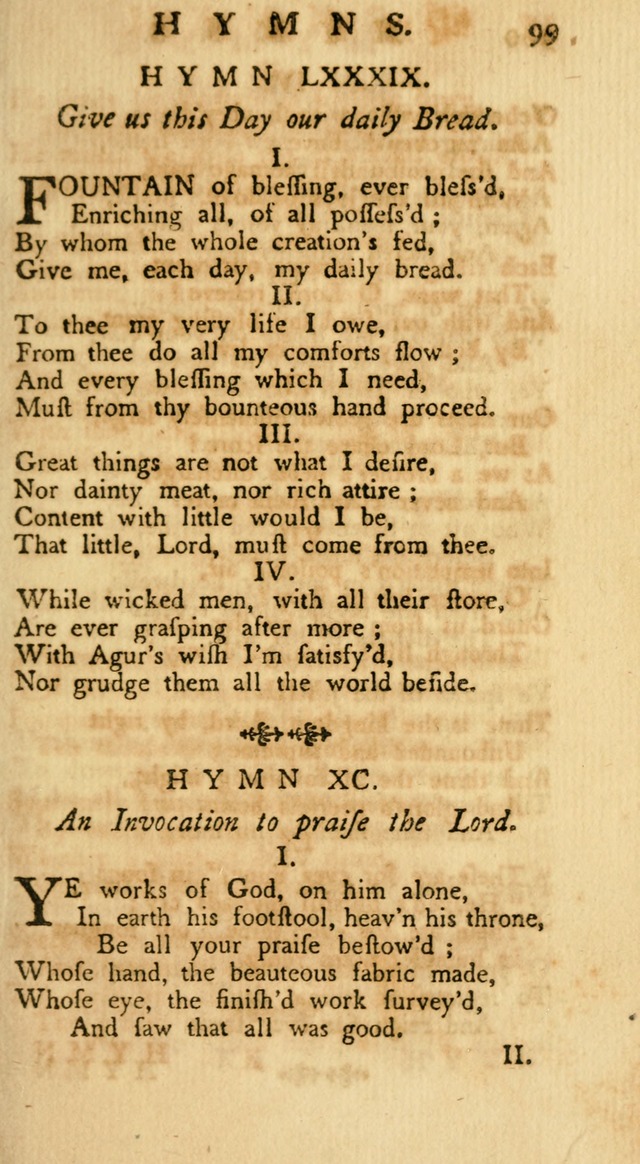 A Collection of Hymns, More Particularly Designed for the Use of the  West Society in Boston. (2nd ed. with Additions) page 101