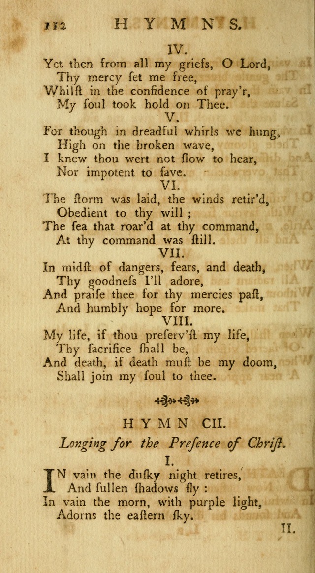 A Collection of Hymns, More Particularly Designed for the Use of the  West Society in Boston. (2nd ed. with Additions) page 114