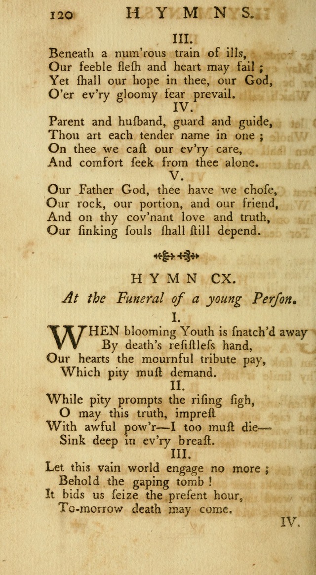 A Collection of Hymns, More Particularly Designed for the Use of the  West Society in Boston. (2nd ed. with Additions) page 122