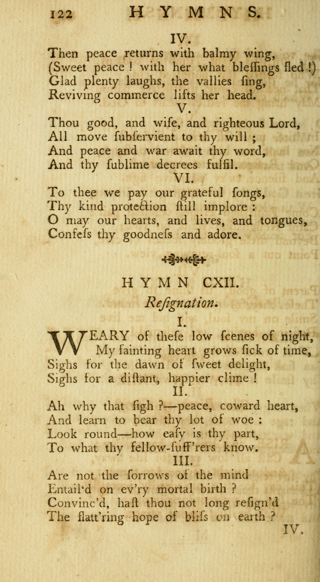 A Collection of Hymns, More Particularly Designed for the Use of the  West Society in Boston. (2nd ed. with Additions) page 124