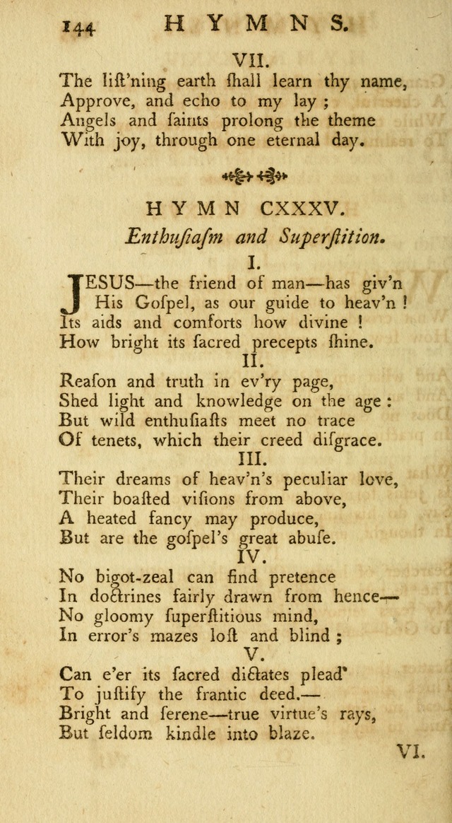 A Collection of Hymns, More Particularly Designed for the Use of the  West Society in Boston. (2nd ed. with Additions) page 146