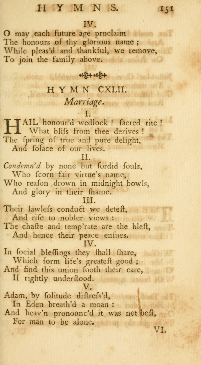 A Collection of Hymns, More Particularly Designed for the Use of the  West Society in Boston. (2nd ed. with Additions) page 153
