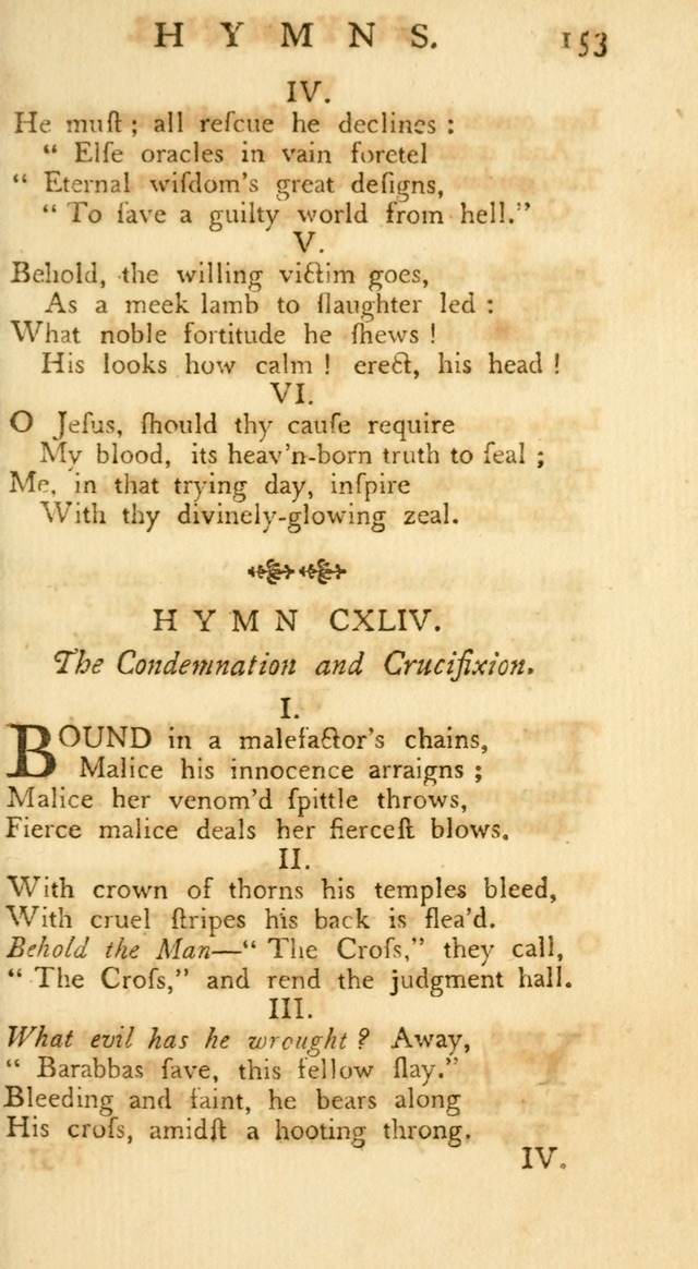 A Collection of Hymns, More Particularly Designed for the Use of the  West Society in Boston. (2nd ed. with Additions) page 155