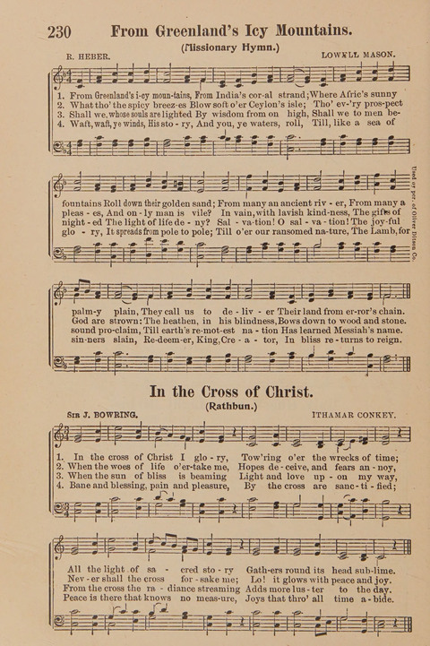 Conquest Hymns: New and Old for all Services page 230