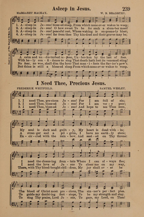 Conquest Hymns: New and Old for all Services page 239