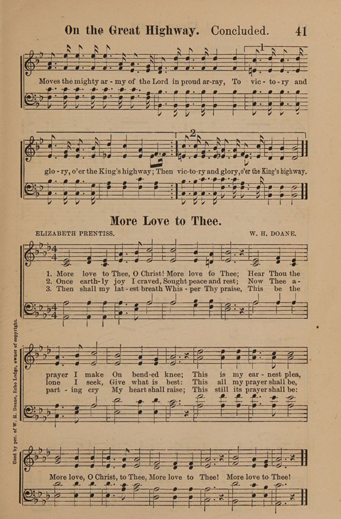 Conquest Hymns: New and Old for all Services page 41