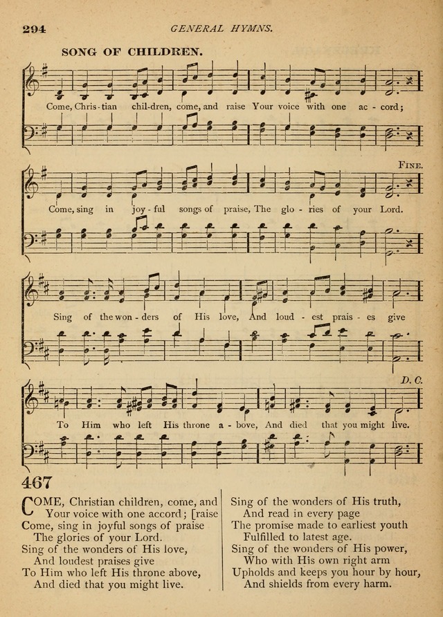 The Christian Hymnal: a selection of psalms and hymns with music, for use in public worship page 296
