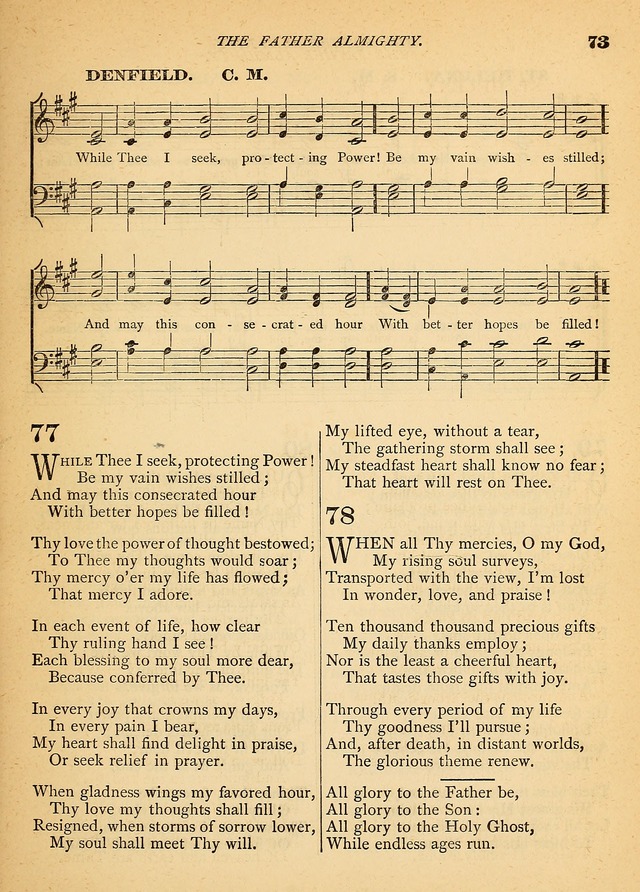 The Christian Hymnal: a selection of psalms and hymns with music, for use in public worship page 75