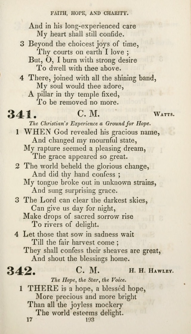 Christian Hymns for Public and Private Worship: a collection compiled  by a committee of the Cheshire Pastoral Association (11th ed.) page 193