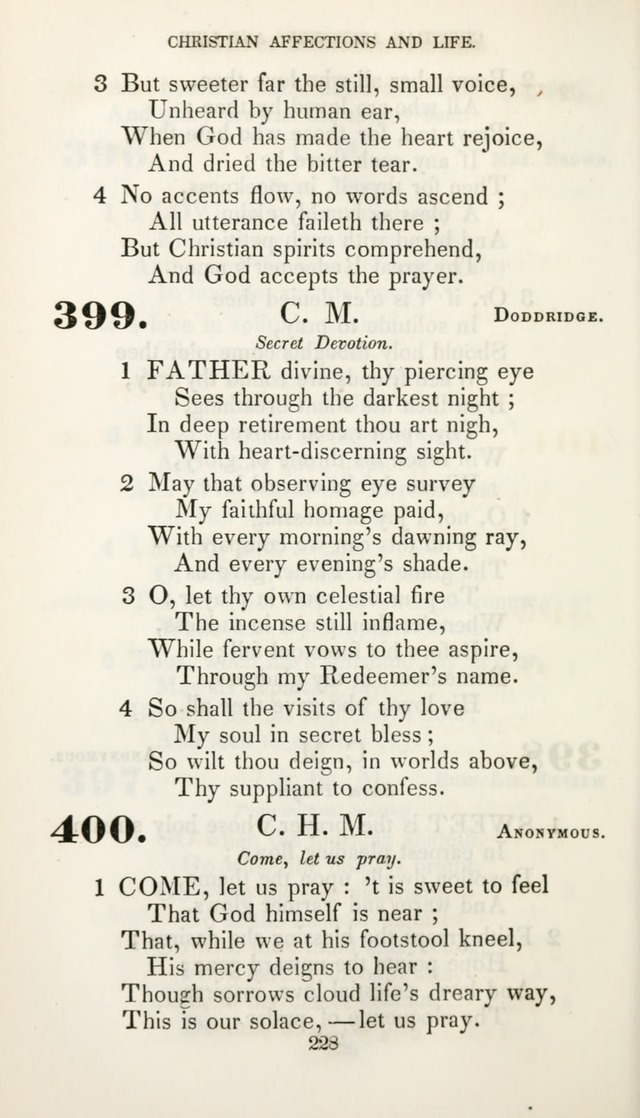 Christian Hymns for Public and Private Worship: a collection compiled  by a committee of the Cheshire Pastoral Association (11th ed.) page 228