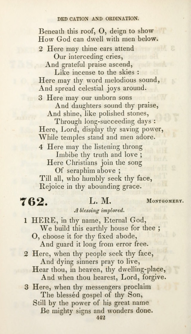 Christian Hymns for Public and Private Worship: a collection compiled  by a committee of the Cheshire Pastoral Association (11th ed.) page 442